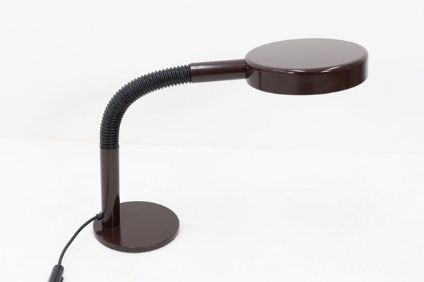 Vintage Dark Brown Desk Lamp From Hala, Dark Brown Desk Lamp