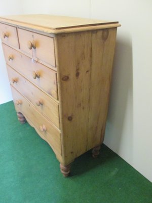 Antique Victorian British Pine Dresser For Sale At Pamono