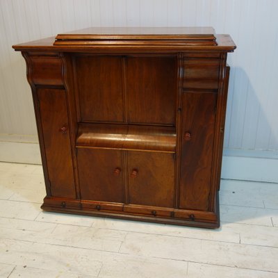 Antique Cabinet With Sewing Machine From Singer 1915 For Sale At
