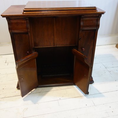 Antique Cabinet With Sewing Machine From Singer 1915 For Sale At