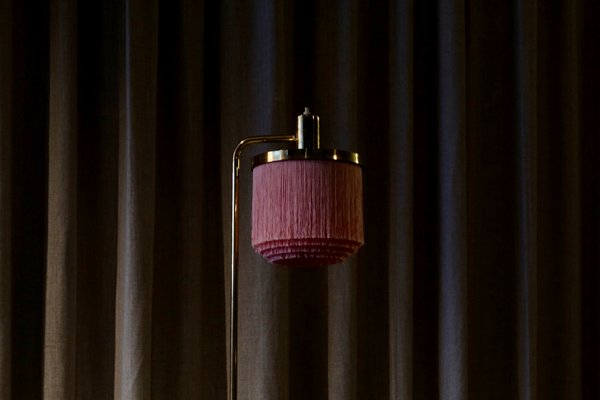 G 109 Floor Lamps by Hans Agne Jakobsson, 1960s, Set of 2 IKEA LYKTA Pair (2) Hot Pink Colored Modern Glass Lamps