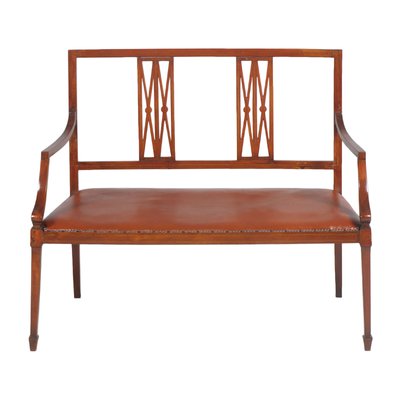 Art Nouveau Walnut Sofa From Jakob Joseph Kohn For Sale At Pamono
