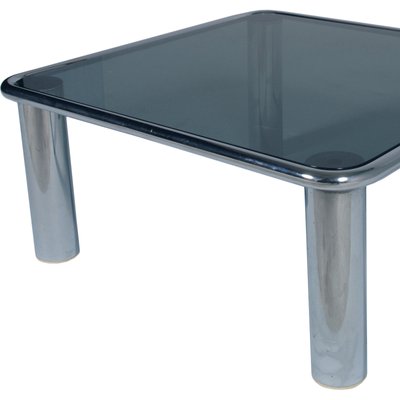 Mid Century Modern Smoked Gl Chrome Coffee Table By Mario Mid Century Modern Smoked Gl