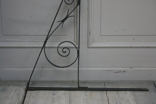 Set of 2 Vintage Look 10/" x 10/" Cast Iron Tubular Arch Design Shelf Brackets