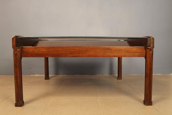 1221 Dione Coffee Table With Magazine Rack By Ico Parisi For