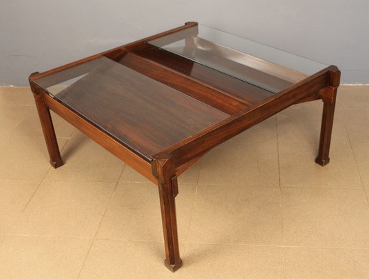 1221 Dione Coffee Table With Magazine Rack By Ico Parisi For