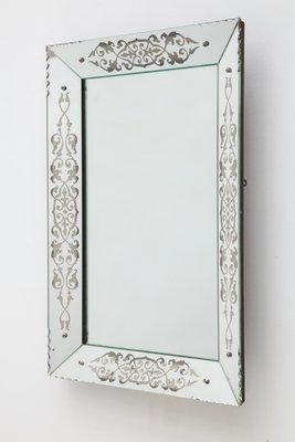 Art Deco French Bevelled Edge Mirror, What Is A Bevelled Edge Mirror