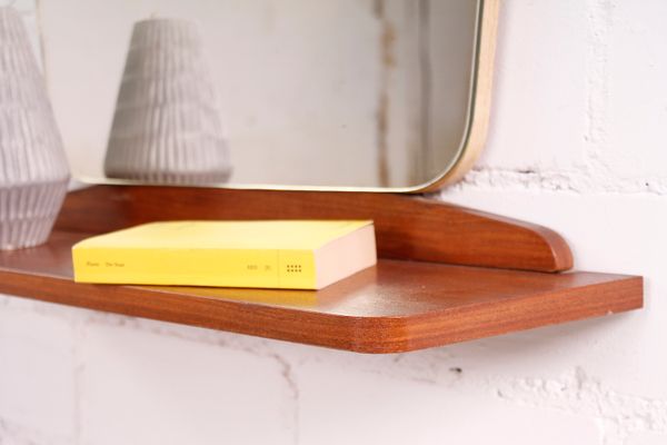 Large Wall Mirror With Shelf 1950s For At Pamono Large Wall Mirror With Shelf 1950s For