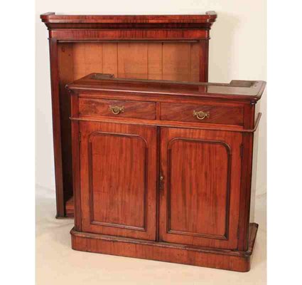 Tall Mahogany Open Top Bookcase 1860s For Sale At Pamono