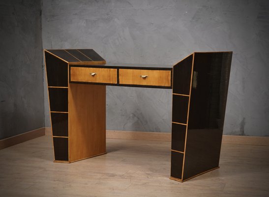 Mid-Century Italian Maple Veneered Desk Attributed to Paolo Buffa Mid-Century Italian Maple Veneered Desk Attributed to Paolo Buffa