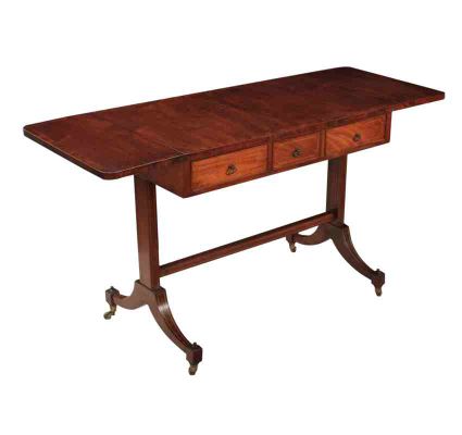 Regency Mahogany Sofa Table