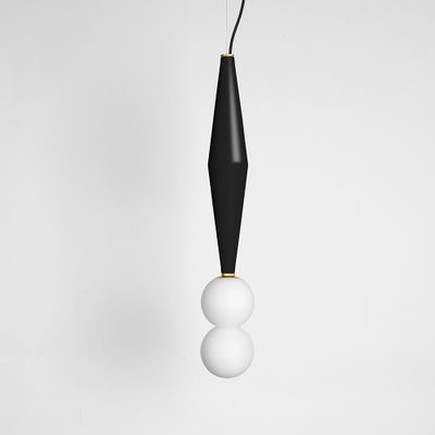 Uitdrukkelijk Rechtdoor Wind Black Gamma C Pendant Lamp by Serena Confalonieri for Mason Editions for  sale at Pamono