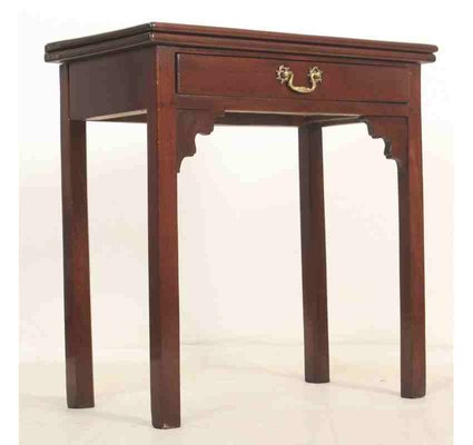 Small Antique Mahogany Tea Table For Sale At Pamono