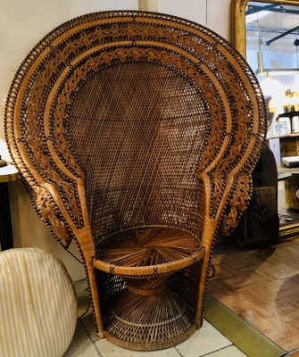 Rattan Peacock Chair 1960s For Sale At Pamono