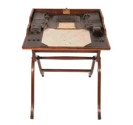 Military Campaign Fold Away Rosewood Desk 1850s For Sale At Pamono
