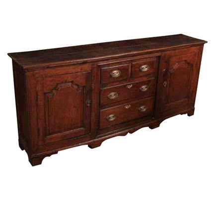 Slim Antique Oak Hall Dresser Base For Sale At Pamono