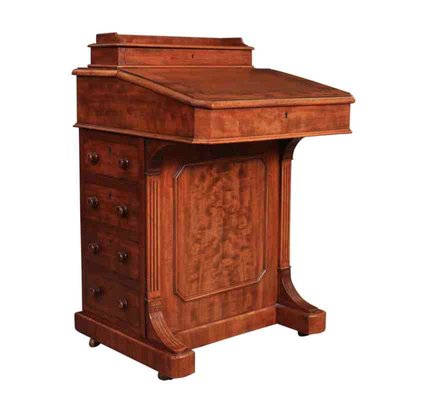 Antique Mahogany Davenport Desk For Sale At Pamono