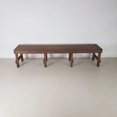 Vintage Industrial School Gym Bench For Sale At Pamono