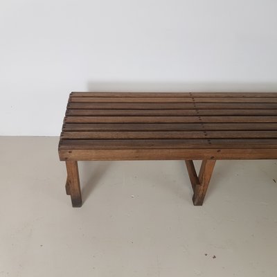 Vintage Industrial School Gym Bench For Sale At Pamono