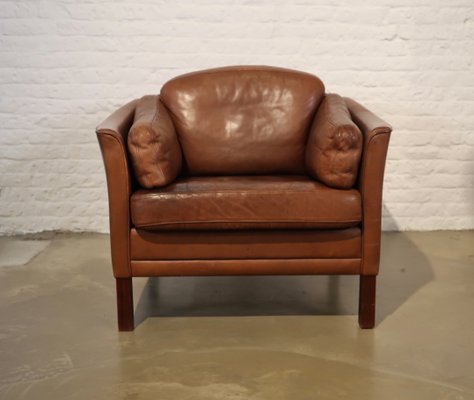 Vintage Danish Leather Club Chair 1960s For At Pamono Vintage Danish Leather Club Chair 1960s 1