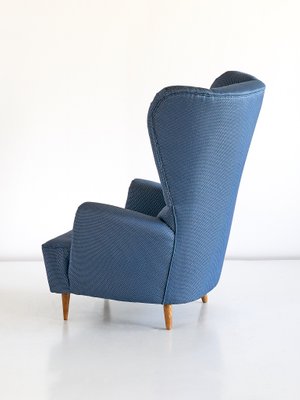 High Wingback Armchair By Paolo Buffa, High Wing Back Armchair