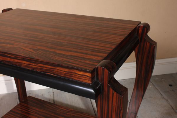 Art Deco Macassar Ebony Occasional Table 1930s For Sale At Pamono