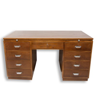 Vintage Functionalist Oak Writing Desk 1930s For Sale At Pamono