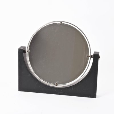 Marble Steel Double Sided Mirror By Angelo Mangiarotti 1960s For Sale At Pamono Marble Steel Double Sided Mirror By Angelo Mangiarotti 1960s For Sale At Pamono