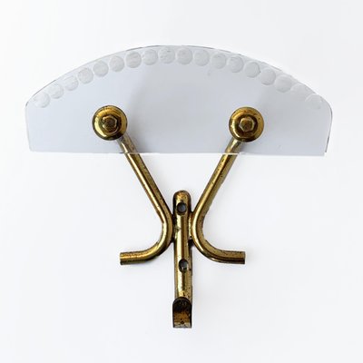 Italian Lucite Brass Hooks 1950s Set Of 4 For Sale At Pamono