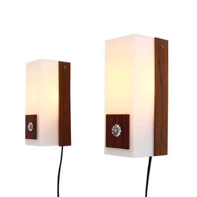 Plastic Metal Bedside Wall Lights 1970s Set Of 2 For At Pamono Plastic Metal Bedside Wall Lights 1970s