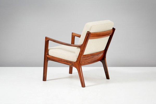 Senator Rosewood Lounge Chair by Ole Wanscher for France & Søn, 1960s Senator Rosewood Lounge Chair by Ole Wanscher for France & Søn, 1960s