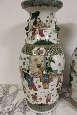 Large Mid Century Chinese Vases Set Of 2 For Sale At Pamono