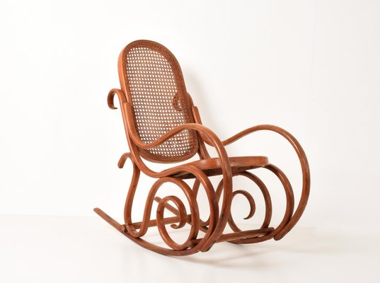 Caned Bentwood Children S Rocking Chair 1930s