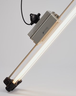 Lampe Fluorescente Jumelle Vintage De From Veb Leuchtenbau Leipzig En Vente Sur Pamono