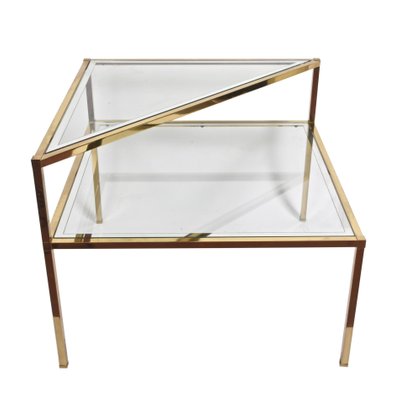 Gl And Br Tables With Double Shelf 1970s Set Of 2 For Gl And Br Tables With Double Shelf 1970s Set Of 2 1