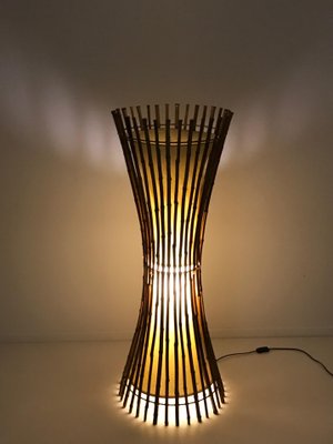 Mid Century Bamboo Rattan Floor Lamp 1960s For At Pamono Mid Century Bamboo Rattan Floor Lamp