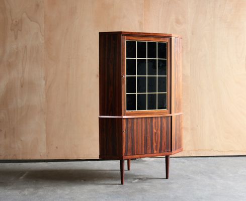 Vintage Danish Corner Cabinet From Midtjydsk Mobelfabrik Bei