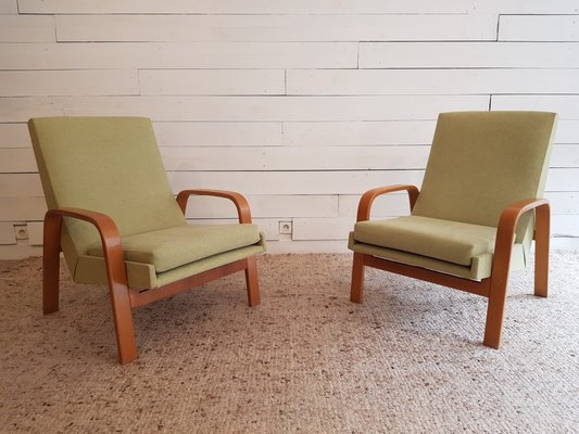 Lounge Chairs By Arp For Steiner 1950s Set Of 2
