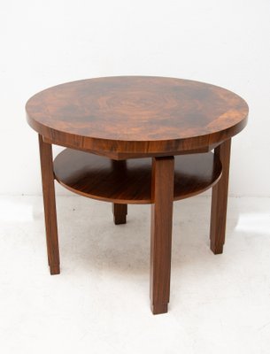 Vintage Occasional Coffee Table 1930s, Vintage Round Side Table