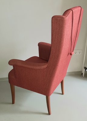 Swedish Wingback Chair By Carl Malmsten 1950s For Sale At Pamono