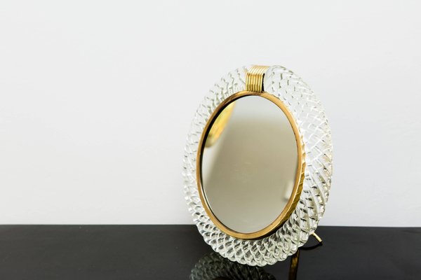 vintage table mirror