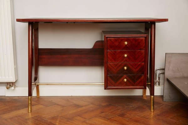 Mid Century Italian Writing Desk By Ico Parisi For Sale At Pamono