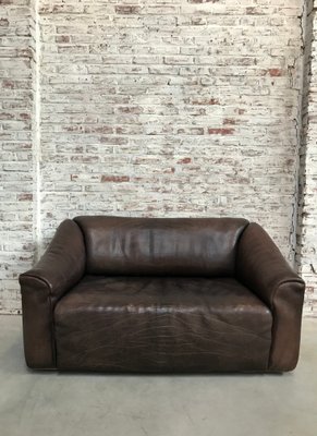 Ds 47 Chocolate Brown Neck Leather Sofa From De Sede 1970s Ds 47 Chocolate Brown Neck Leather Sofa From De Sede 1970s