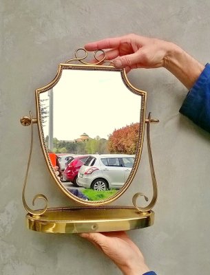 Small Vanity Mirror By Gio Ponti For Fontana Arte 1940s