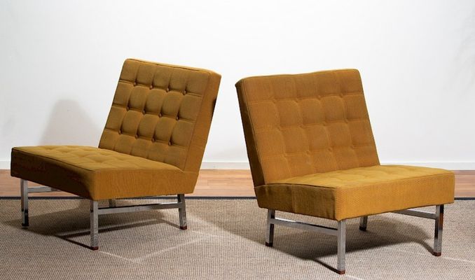 Swedish Lounge Chairs By Karl Erik Ekselius For Joc Vetlanda