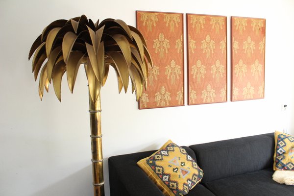 Vintage Palm Tree Floor Lamp From, Gold Tree Floor Lamp Canada
