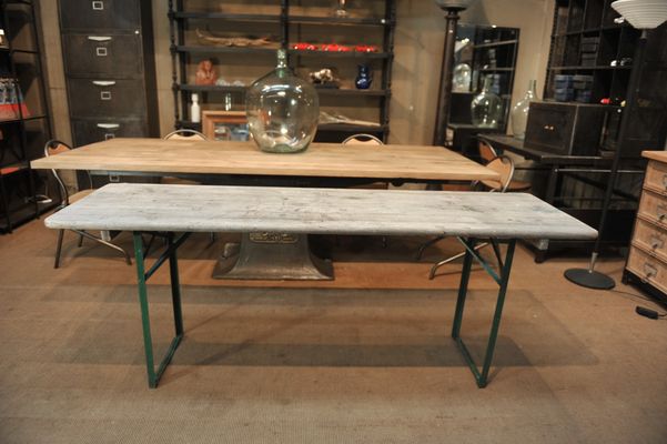 Vintage Fir Metal Folding Table 1950s For At Pamono Vintage Fir Metal Folding Table 1950s 1