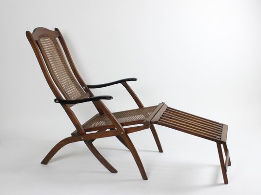 Vintage Mahogany Deck Lounge Chair 1920s For At Pamono Vintage Mahogany Deck Lounge Chair 1920s 1