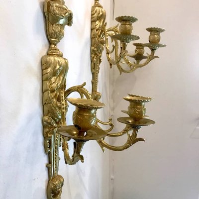 Antique Bronze Wall Lights Set Of 2 For At Pamono Antique Bronze Wall Lights Set Of 2
