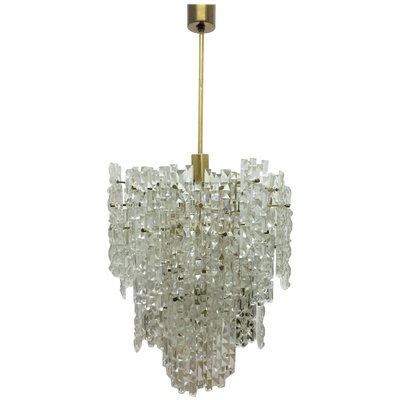 mid century crystal chandelier